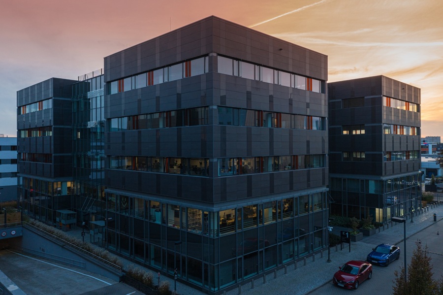 BASE³ Wrocław kompleks biurowy