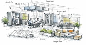 Jak pody i ścianki akustyczne stały się najważniejszym meblem