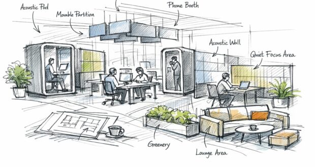 Jak pody i ścianki akustyczne stały się najważniejszym meblem