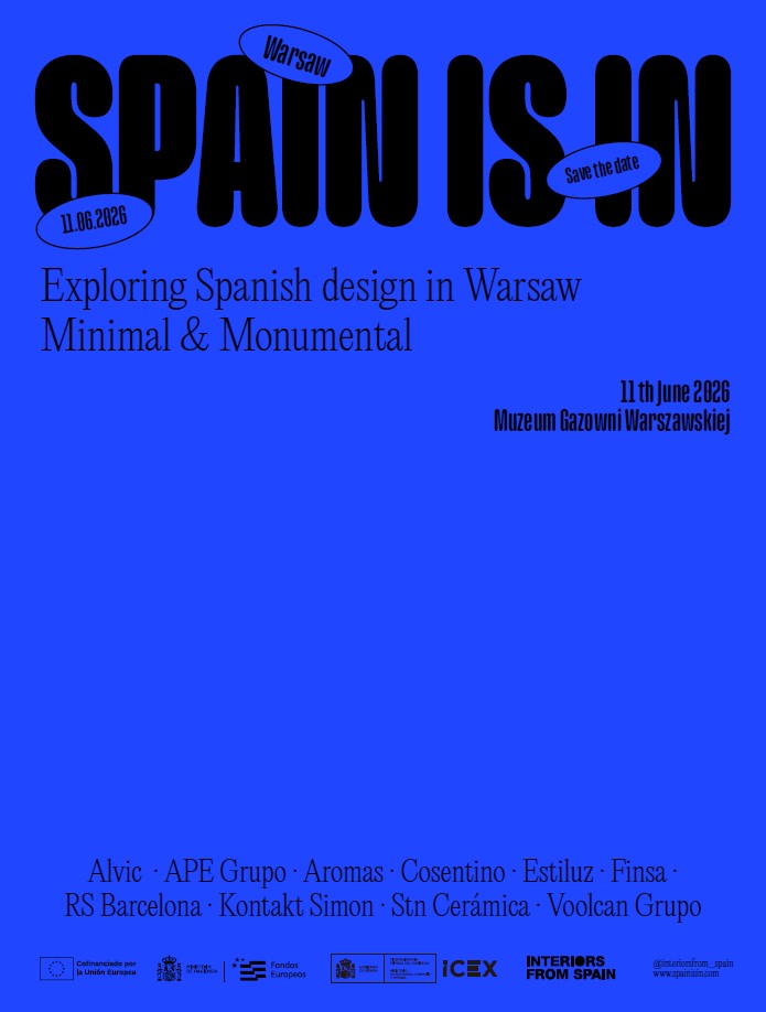 SPAIN IS IN Minimal & Monumental Warszawa 11 czerwca – hiszpański design dla architektów i biur