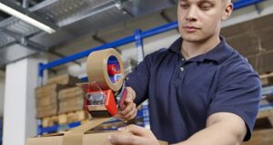 TESA® 6500 LOWNOISE RĘCZNY DYSPENSER TAŚMY PAKOWEJ O NISKIM POZIOMIE HAŁASU