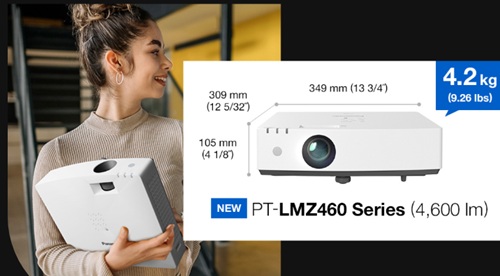 nowe serie projektorów Panasonic LCD – PT-LMZ460 oraz PT-TMZ400